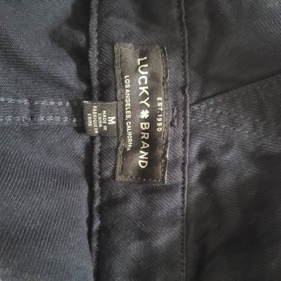 Dark blue denim overalls Lucky Brand- size M - Picture 3 of 5